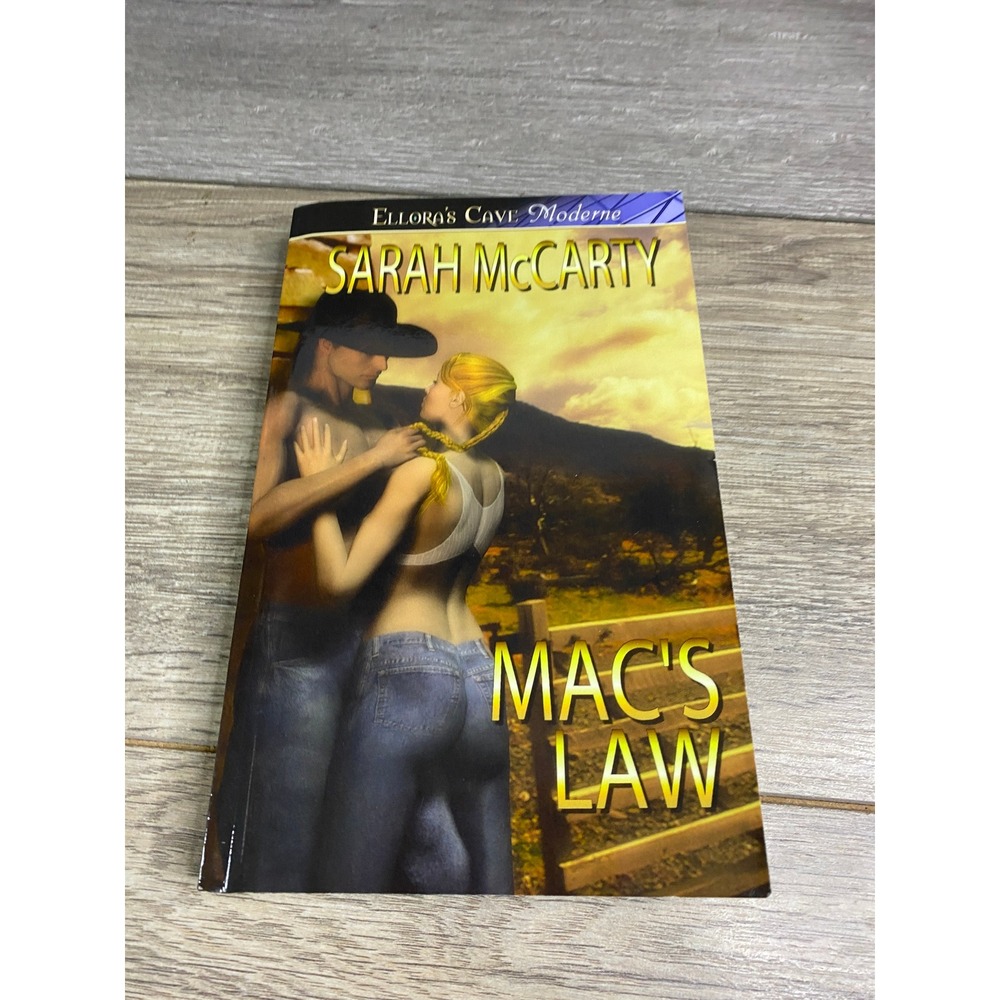 Mac's Law Sarah McCarty Ellora's Cave Erotic Romance Paperback 9781419951701